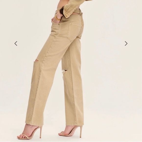 SER.O.YA Christy Low Rise Boyfriend Jean in Savannah Revolve Size 27 - Picture 2 of 10